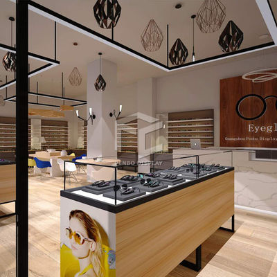 Unique 5mm Wood Sunglass Display Case Optical Shop Decoration EPE Foam Pakcaging