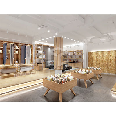 注文の金属の寝具の店の木の家の織物の店の飾り戸棚を陳列だな